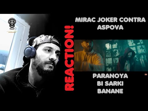 JOKER x MIRAC - PARANOYA | TANERMAN & CONTRA - BI ŞARKI | ASPOVA - BANANE Metal Kafadan REACTION !!