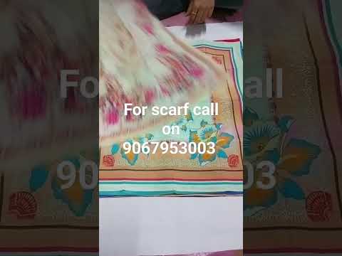 Digital Floral Printed Scarves