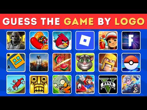 Guess the Game by Logo 🔫 🎮 Roblox, Minecraft, GTA 5 & more! 👀 | Logo Quiz