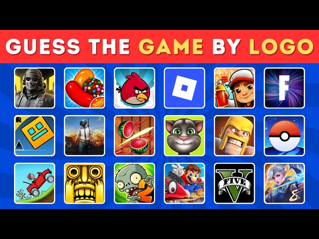 Guess the Game by Logo 🔫 🎮 Roblox, Minecraft, GTA 5 & more! 👀 | Logo Quiz