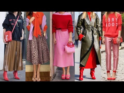Como combinar el COLOR ROJO/ combinaciones de ROPA con PRENDAS rojas