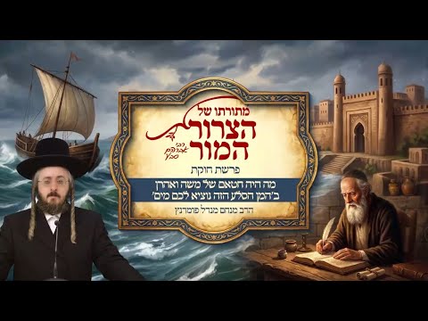 מתורתו של הצרור המור - פרשת חוקת תשפ"ו
