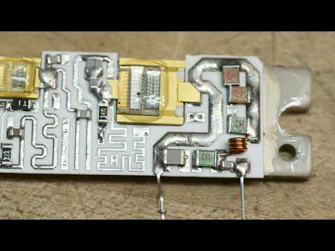 #976 Kenwood TM-241A output power repair TOSHIBA S-AV17 50W Module