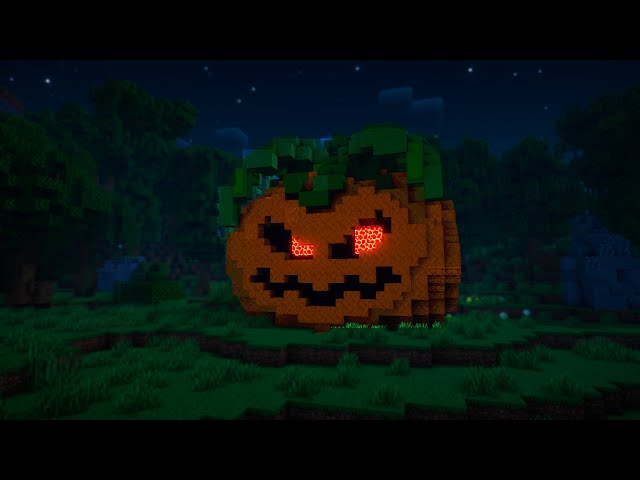 Halloween pumpkin farm Minecraft Map