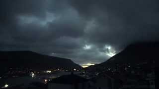 preview picture of video 'Total solar eclipse in Klaksvík, Faroe Islands'