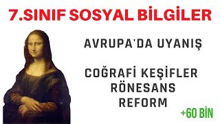 Avrupa'da Uyanış (Coğrafi Keşifler-Rönesans-Reform)