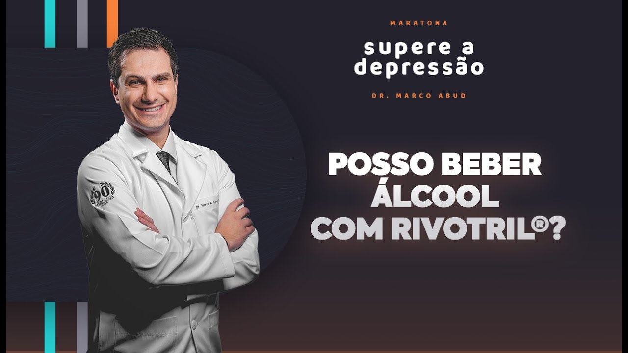 Posso beber álcool com Rivotril®?