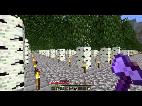 Simple Tree Farm Outdoor Minecraft Project