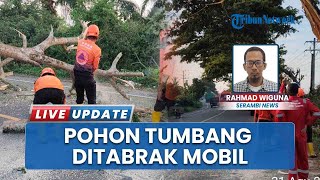 Mobil Tabrak Pohon hingga Tumbang di Aceh Tamiang, Lalu Lintas Sempat Macet