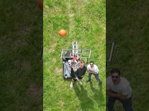 WORLD RECORD Backwards Basketball Shot!