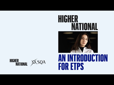 Uma introdução à próxima geração de qualificações nacionais superiores para ETPs