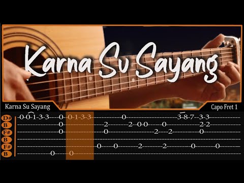 Karna Su Sayang-Near Ft Dian Sorowea Cover Fingerstyle | TAB