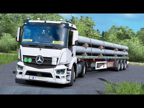 ETS2 1.30 ProMods 2.25 Mercedes Antos Wiesbaden - Luxembourg