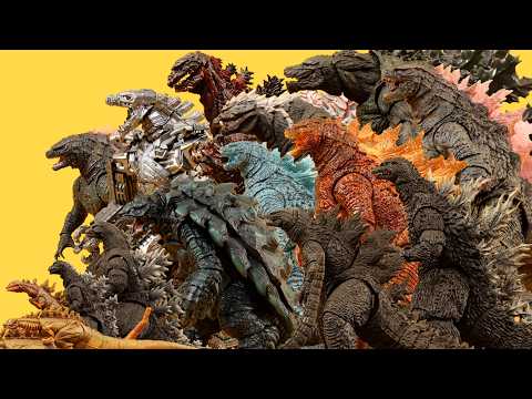 All My Godzilla S.H.MonsterArts Deconstruction Build Mashup
