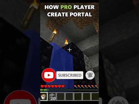 EPIC Minecraft NOOB vs PRO Portal in 40s 🤯🔥
