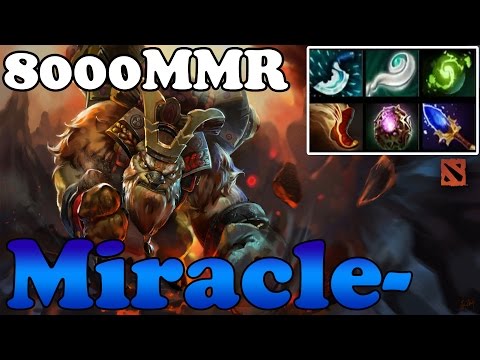 Dota 2 - Miracle- 8000MMR Plays Earth Shaker vol 11 - Ranked Match Gameplay