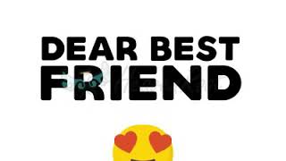 Best friend heart touching video 2018  best video 