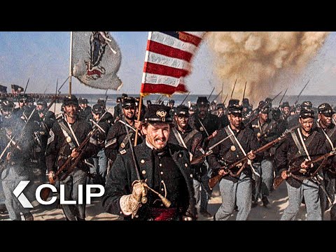 The Assault on Fort Wagner Was a Bloodbath - GLORY Clip | Matthew Broderick, Denzel Washington