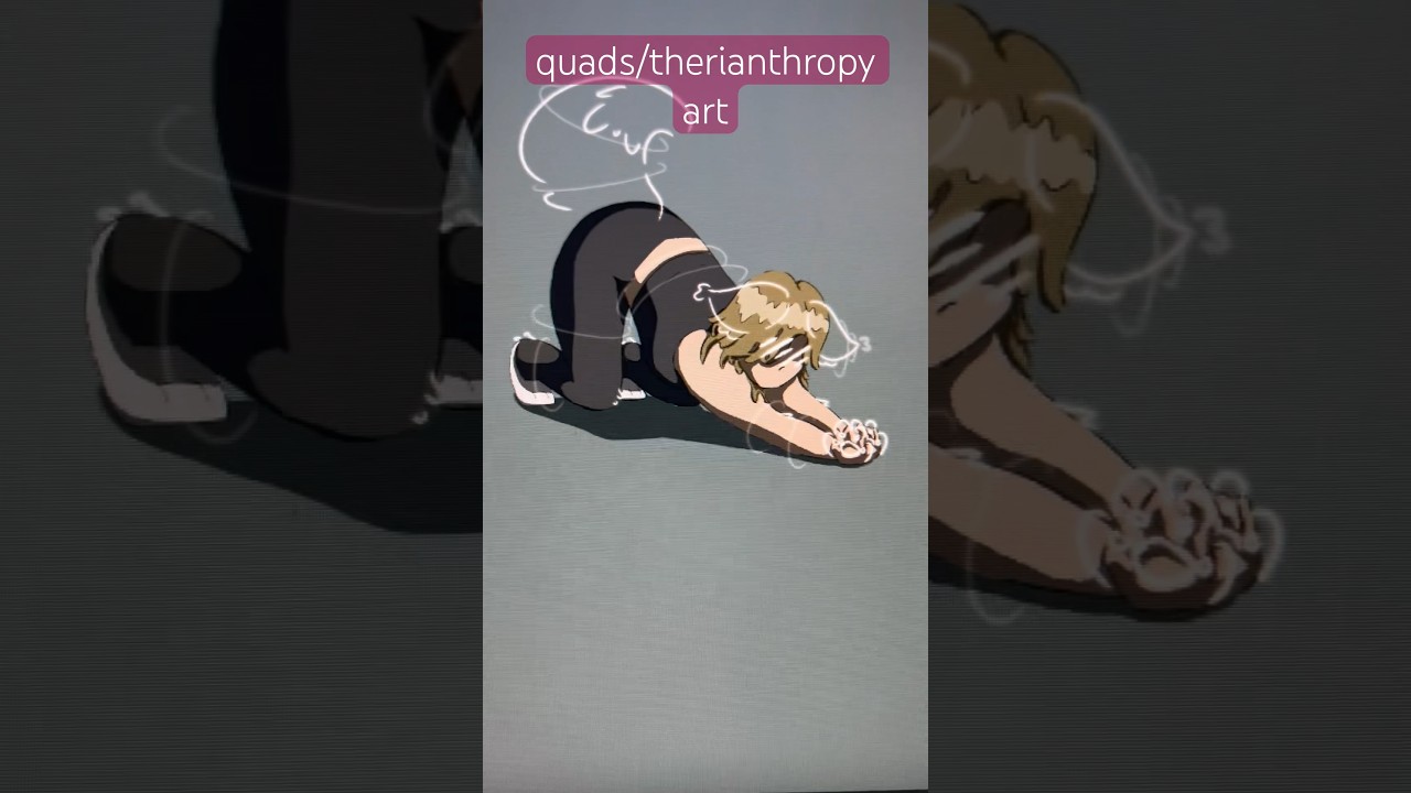 therian art #therian #art #alterhuman #quadrobics #digitalart