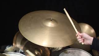 Video thumbnail for Vintage Zildjian 24" 1970's A Ride - 4127g by The Drum Shop - Portland, Maine