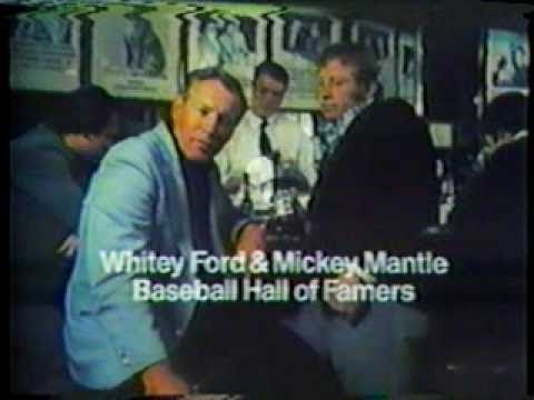 1975 Miller Lite Commercial Whitey Ford & Mickey Mantle