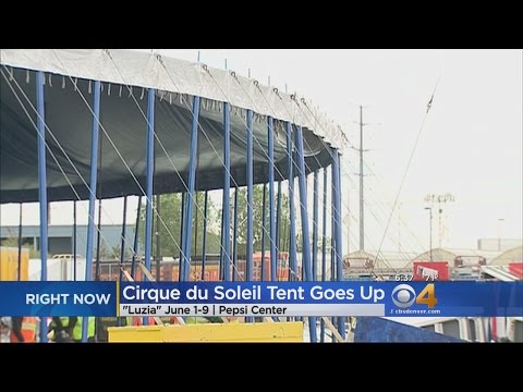 Cirque du Soleil Tent Set Up