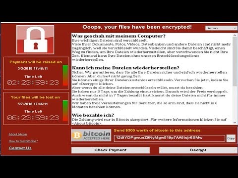 WannaCry Virus | Infektion + kleine Analyse
