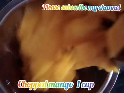 #Mango milkshake# thick and creamy#