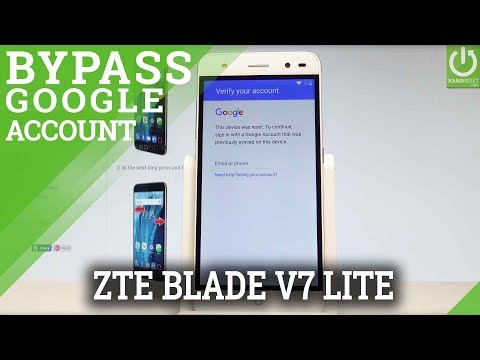 ZTE Blade V7 Lite UNLOCK FRP / Bypass Google Verification