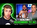 BENZINO RESPONDED TO MY DISS