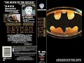 3 Opening Closing To Batman 1989 US VHS
