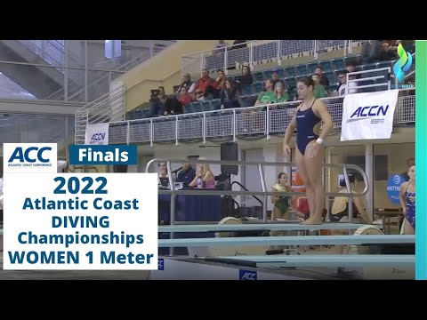 2022 ACC Womens 1 Meter Diving Finals - College Diving