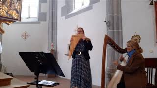 Alle Jahre wieder - Panflöte und Harfe