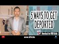 Reasons a US Immigrant can get deported : USA Immigration Lawyer 🇺🇸