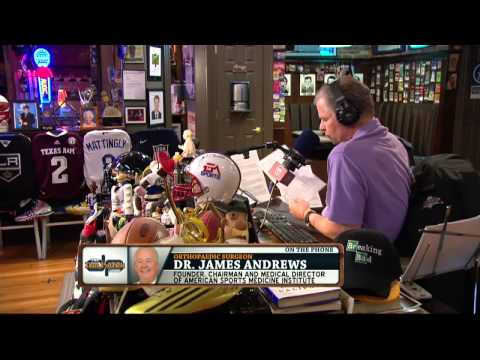Dr. James Andrews on the Dan Patrick Show (Full Interview) 5/30/14
