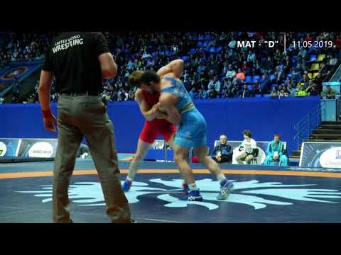 1/2 Final FS 61 kg ANDREY BEKRENEU (BLR) - IVAN BILEICHUK (UKR)