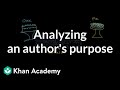 Understanding Author's Purpose in Informational Texts