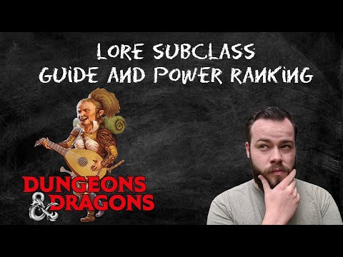 College of Lore (Bard) Subclass Guide and Power Ranking in D&D 5e - HDIWDT