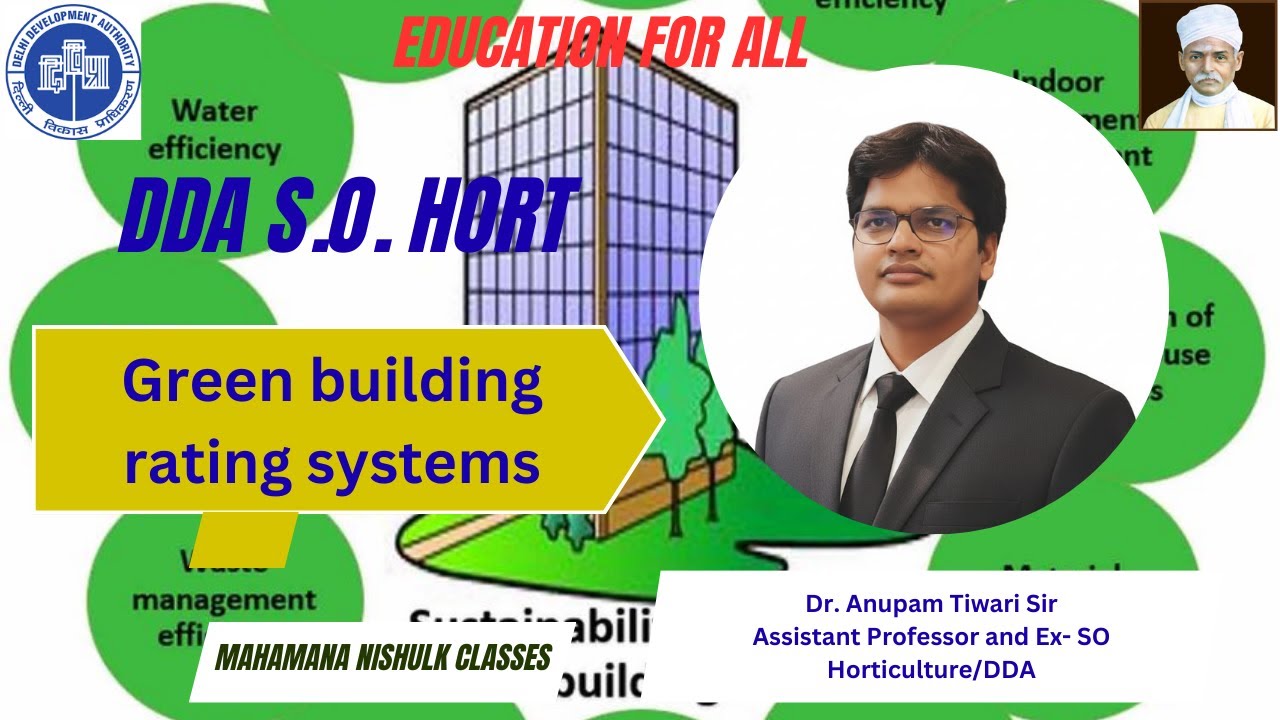 Green Building || Green Building Rating System || DDASO || UPSC || PSC || UGC NET Environmental SCI.