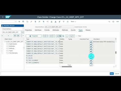 Video 6A: OData Service - Correction video about deep entity declaration
