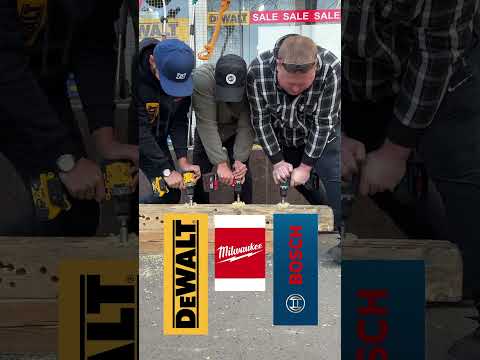 DeWALT VS BKSCH VS MILWAUKEE #tools #dewalt #bosch #milwaukee