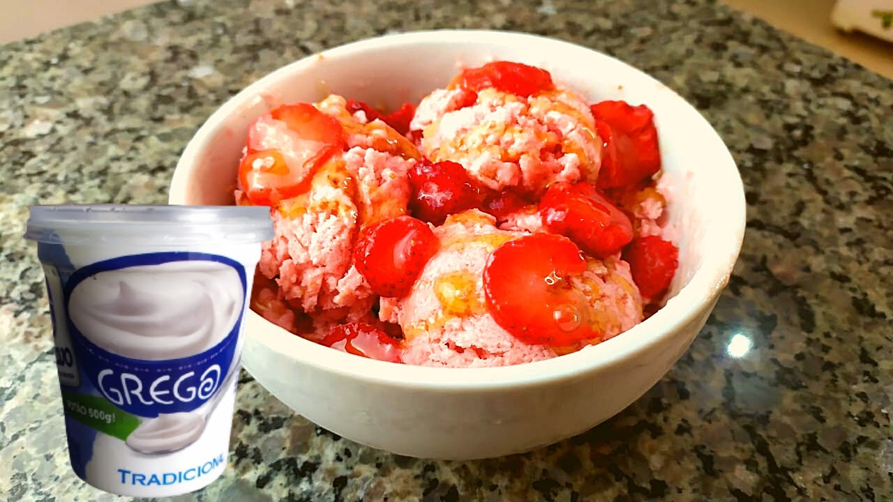 Watch Now COMO FAZER SORVETE DE IOGURTE SEM AÇÚCAR | SORVETE FIT CASEIRO COMO FAZER SORVETE DE IOGURTE SEM AÇÚCAR | SORVETE FIT CASEIRO