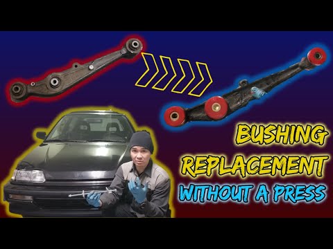 [Bushing Replacement] How to Replace Rear Lower Control Arm Bushings WITHOUT a Press!