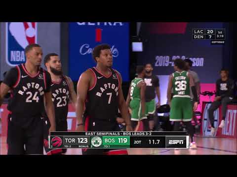 Lowry hits the fadeaway dagger to give the Raptors a 4 point lead