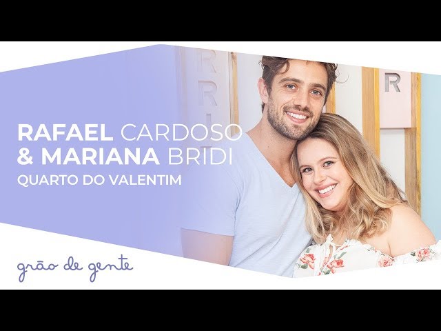 Rafael Cardoso e Mari Bridi apresentam Quarto de Bebê do Valentim