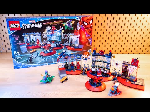LEGO Spiderman Attack on the Spider Lair REVIEW | Set 76175