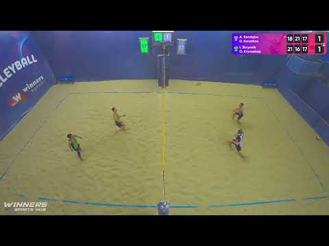 18:05 A. Kandyba / D. Korobkov - I. Skrynnik / O. Kryvoshap 03.04.2023 | Winners Beach Volleyball