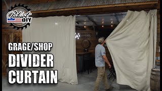 Easy Garage / Shop Divider Curtain / Dust Curtain