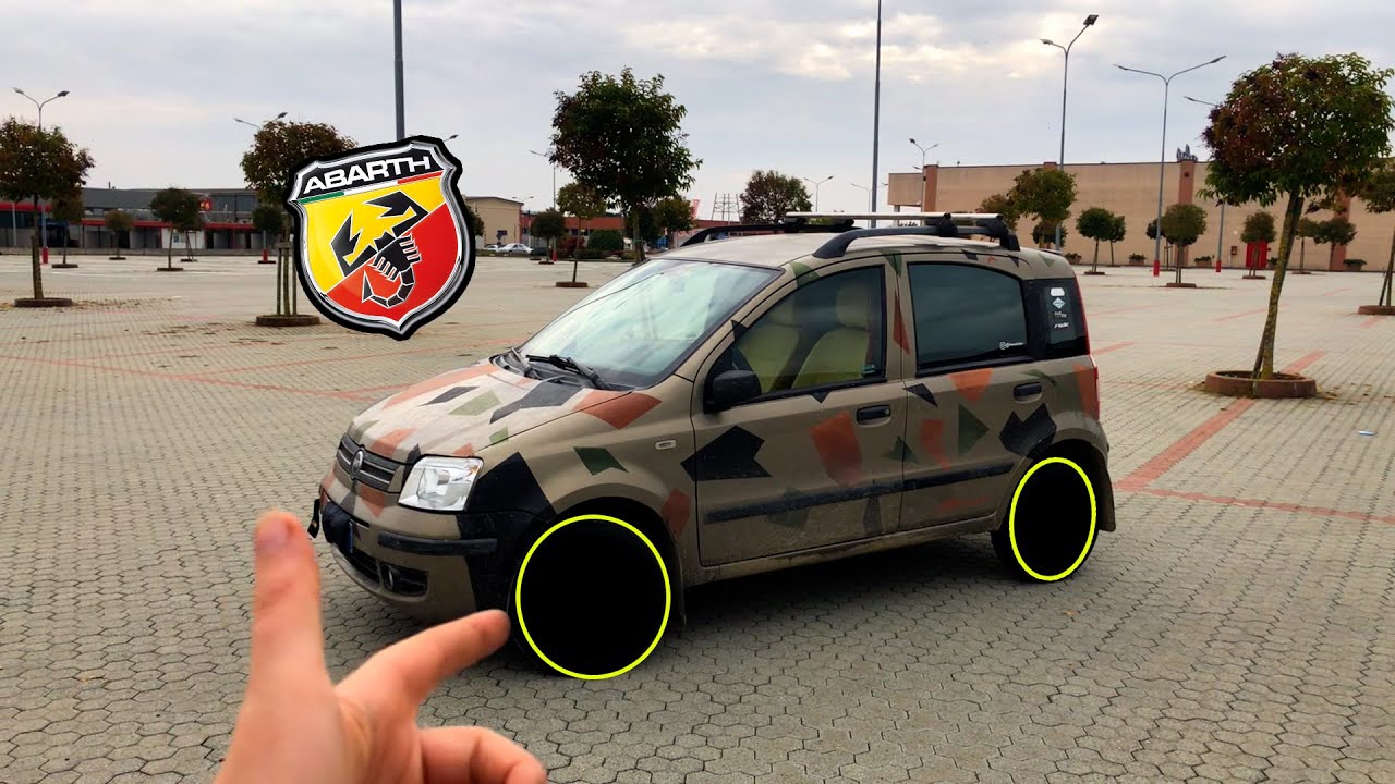 HO MONTATO I CERCHI ABARTH SULLA FIAT PANDA !!