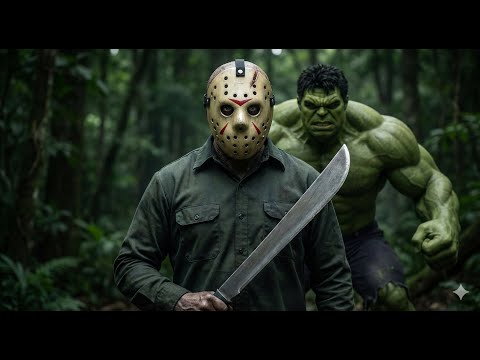 Hulk, the Green Man, vs. Jason Voorhees — a short cinematic horror film. Enjoy watching
